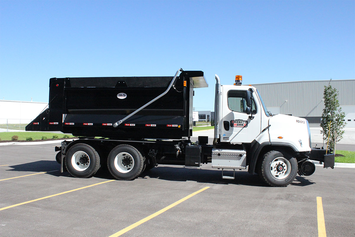 HiRail Rotary Dump Trucks for Sale or Rent CraneWorks, Inc.